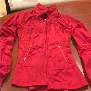 Beautiful red lulu lemon workout jacket